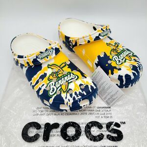 Crocs Savannah Bananas Classic Clogs Banana Ball 21643-90H Men's 11 NEW